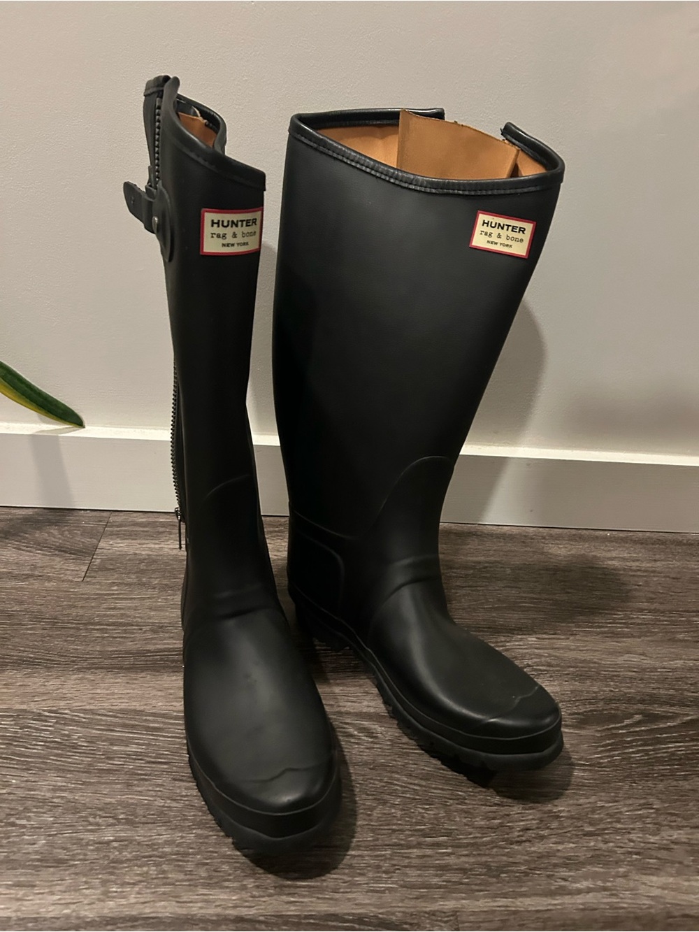 Hunter rag & bone Black Tall Rain Boots